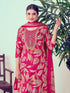 Pink Modal Chanderi Pant Suit Acy7911 Closure View