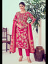 Pink Modal Chanderi Pant Suit Acy7911