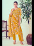 Yellow Modal Chanderi Pant Suit Acy7912