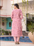 Purple Linen Pant Suit Acy7967 Closure View