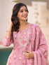 Purple Linen Pant Suit Acy7967 Back View