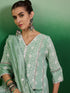 Sea Green Cotton Pant Suit Acy7970 Back View