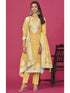 Yellow Organza Pant Suit Acy8008