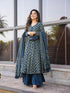 Blue Cotton Silk Palazzo Suit Acy8011 Salwar Kameez