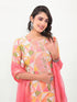 Pink Modal Cotton Pant Suit Acy8028 Back View