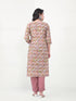 Pink Modal Cotton Pant Suit Acy8029 Closure View