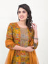 Mustard Modal Cotton Pant Suit Acy8037 Back View
