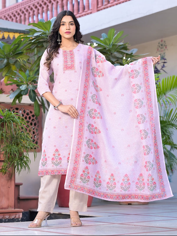 Grey Linen Pant Suit Acy8099