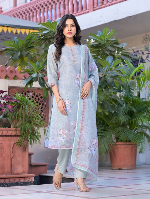 Green Linen Pant Suit Acy8102