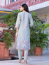 Green Linen Pant Suit Acy8102 Closure View