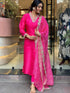 Pink Chanderi Pant Suit Acy8108 Salwar Kameez