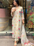 White Organza Pant Suit Acy8110 Salwar Kameez