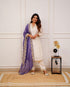 Cream Chanderi Pant Suit Acy8113 Closure View