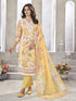 Yellow Lilan Cotton Pant Suit Acy8160 Salwar Kameez
