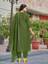 Mahendi Chanderi Pant Suit Acy8166 Closure View