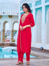 Pink Chanderi Pant Suit Acy8167 Salwar Kameez