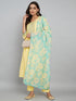 Yellow Roman Silk Pant Suit Acy8222