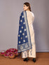 Cream Chanderi Cotton Pant Suit Acy8233 Salwar Kameez