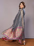 Grey Chanderi Cotton Pant Suit Acy8237 Salwar Kameez