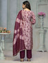 Wine Rayon Cotton Pant Suit Acy8245 Salwar Kameez