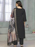 Black Rayon Cotton Pant Suit Acy8246 Salwar Kameez