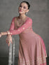 Light Pink Georgette Sharara Suit Acy8257 Closure View