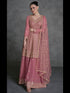 Light Pink Georgette Sharara Suit Acy8257