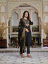 Black Chanderi Pant Suit Acy8267