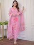 Pink Taby Organza Pant Suit Acy8268 Salwar Kameez
