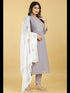 Grey Cotton Blend Pant Suit Acy8270 Salwar Kameez