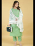 Green Cotton Blend Pant Suit Acy8271 Salwar Kameez