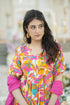 Multi Imported Cotton Palazzo Suit Acy8283 Back View