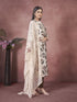 White Art Silk Pant Suit Acy8332 Salwar Kameez