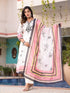 White Linen Pant Suit Acy8515 Back View