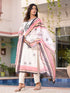 White Linen Pant Suit Acy8515 Salwar Kameez