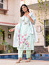 Seagreen Linen Pant Suit Acy8517 Back View
