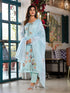 Blue Linen Pant Suit Acy8518 Salwar Kameez