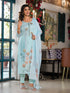 Blue Linen Pant Suit Acy8518