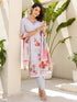 Grey Linen Pant Suit Acy8545 Salwar Kameez