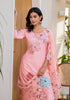 Pink Linen Pant Suit Acy8547 Back View