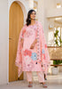 Pink Linen Pant Suit Acy8547 Salwar Kameez