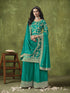 Rama Dola Silk Palazzo Suit Acy8615 Back View
