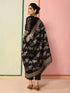 Black Chanderi Pant Suit Acy8620 Closure View
