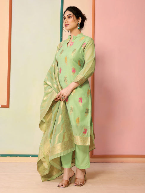 Pista Chanderi Pant Suit Acy8623 Salwar Kameez