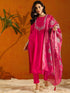 Pink Viscose Chanderi Pant Suit Acy8627