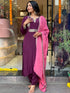 Wine Modal Silk Pant Suit Acy8661 Salwar Kameez
