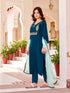 Teal Modal Silk Pant Suit Acy8662 Salwar Kameez