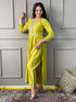 Lemon Viscose Chanderi Pant Suit Acy8663 Salwar Kameez