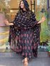 Black Cotton Blend Pant Suit Acy8670 Salwar Kameez