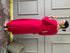 Red Viscose Chanderi Pant Suit Acy8675 Closure View